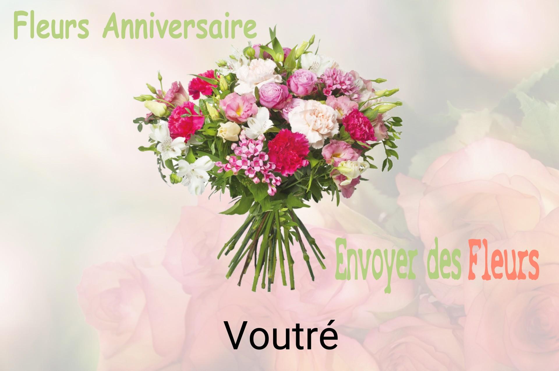 Bouquet de fleurs d’anniversaire livré à Voutré